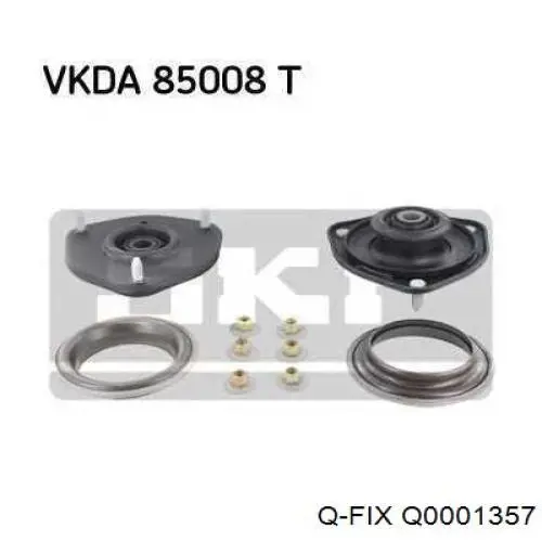 Опора стійки амортизатора переднього Q-fix Q0001357 ціна, від 23.88 USD