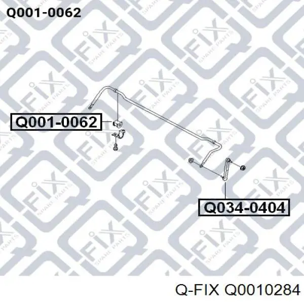 Q0010284 Q-fix Втулка стабілізатора переднього