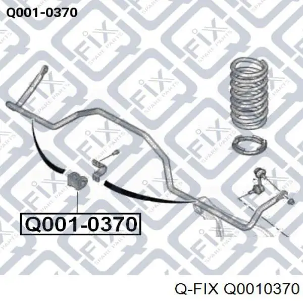 Купити Q0010370 Q-fix Опора стабілізатора