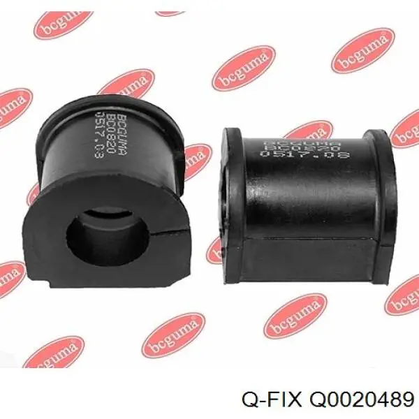 Подушка (опора) двигуна, права Q0020489 Q-fix