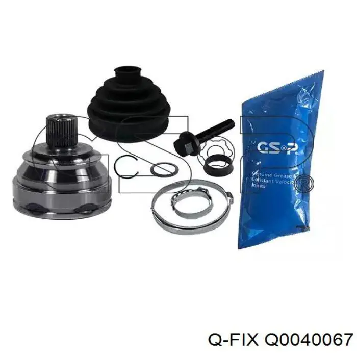 Пильник ШРУСа внутрішній, правий Q-fix Q0040067 ціна, від 7.60 USD