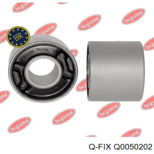 Q0050202 Q-fix Сайлентблок заднього поперечного важеля, внутрішній