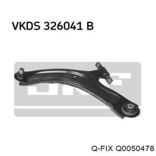 Сайлентблок заднього поздовжнього важеля, передній Q-fix Q0050478 ціна, від 13.28 USD