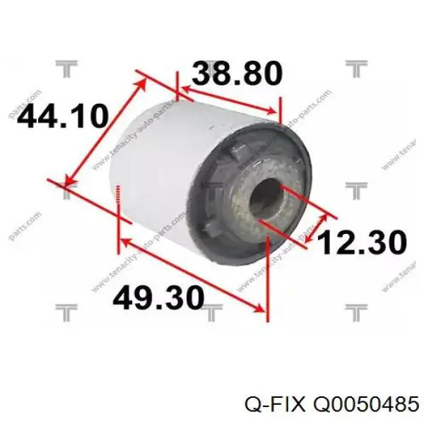 С/блок нижнього важеля Q-fix Q0050485
