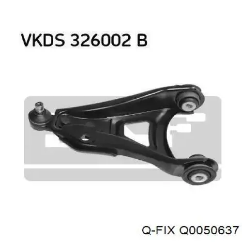 Сайлентблок заднього важеля Q-fix Q0050637 ціна, від 6.47 USD