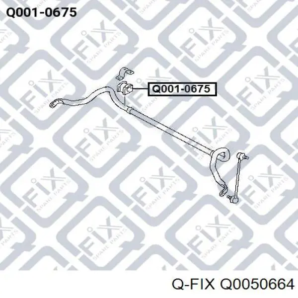 Сайлентблок нижнього важеля передньої підвіски Q-fix Q0050664 ціна, від 7.14 USD