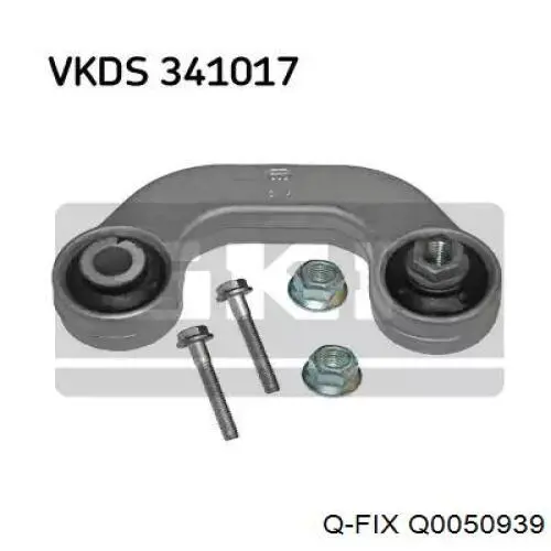 Сайлентблок тяги поперечної, задньої підвіски Q-fix Q0050939 ціна, від 6.96 USD