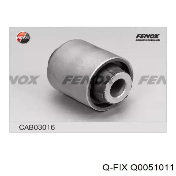 Купити Q0051011 Q-fix Сайлентблок заднього поперечного важеля, зовнішній
