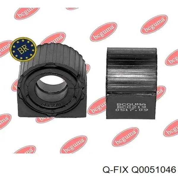 Сайлентблок тяги поперечної, задньої підвіски Q0051046 Q-fix
