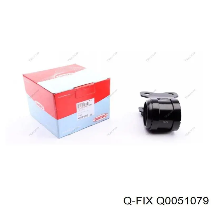 Сайлентблок нижнього важеля передньої підвіски Q-fix Q0051079 ціна, від 10.14 USD