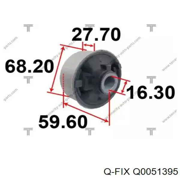 С/блок нижнього важеля Q-fix Q0051395