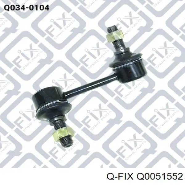 Купити Q0051552 Q-fix Сайлентблок заднього поздовжнього важеля, передній