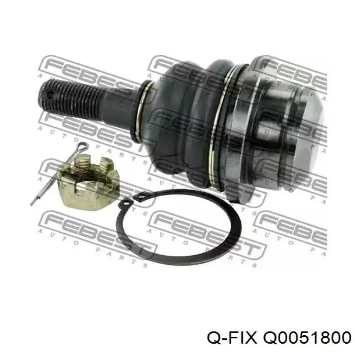 Сайлентблок заднього поздовжнього верхнього важеля Q-fix Q0051800 ціна, від 5.34 USD