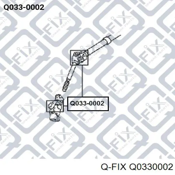Хрестовина рульового механізму Q0330002 Q-fix
