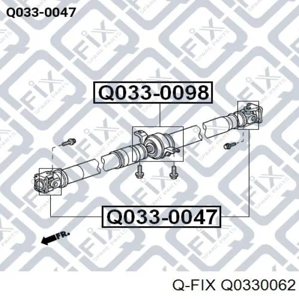 Купити Q0330062 Q-fix Хрестовина рульового механізму