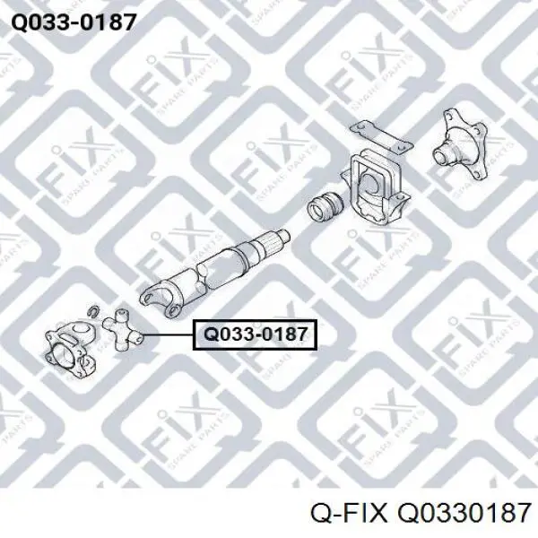 Купити Q0330187 Q-fix Хрестовина карданного валу