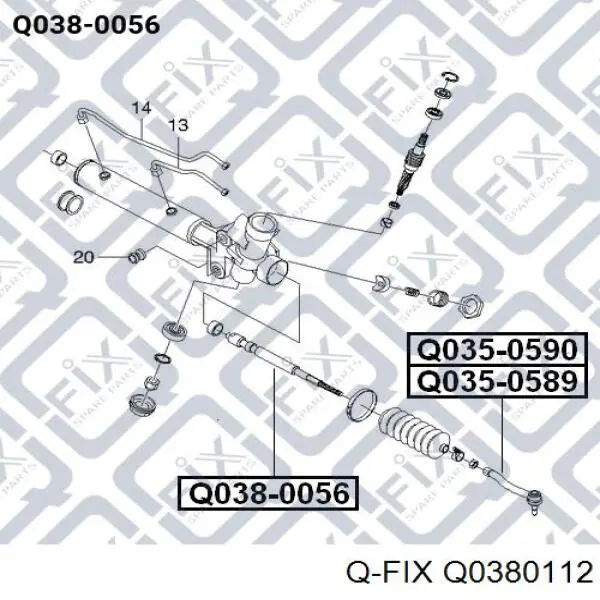 Рульова рейка R2415 Motorherz