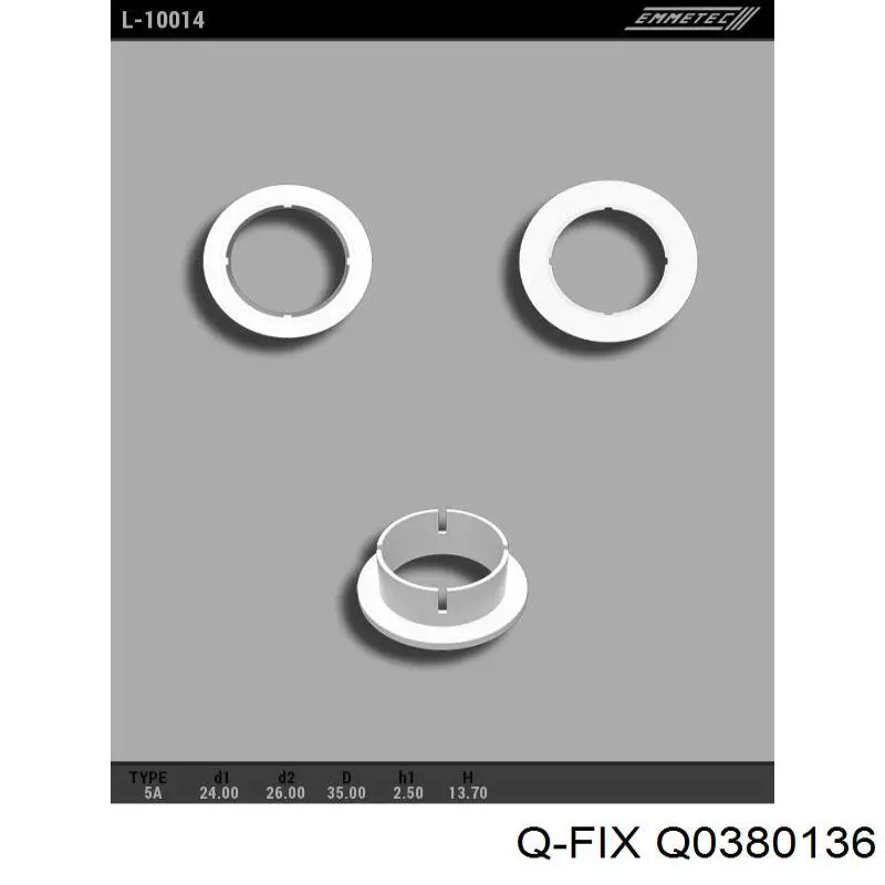 Купити Q0380136 Q-fix Тяга рульова поздовжня