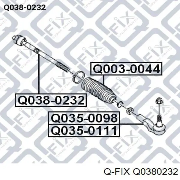 Рульова тяга Q0380232 Q-fix