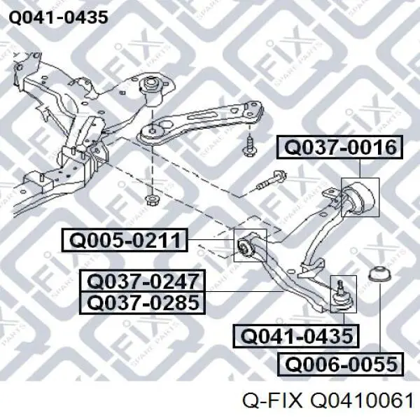 Q0410061 Q-fix Кульові на авто