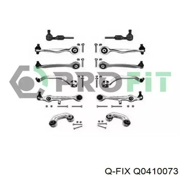 Шарова опора задньої підвіски, нижня Q-fix Q0410073