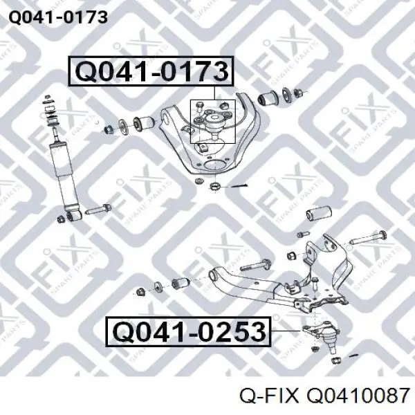 Кульова опора, нижня Q0410087 Q-fix