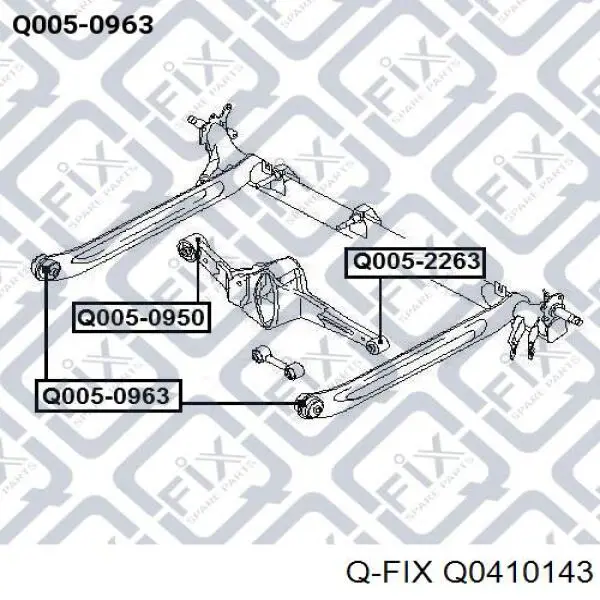 Купити Q0410143 Q-fix Кульова опора, нижня