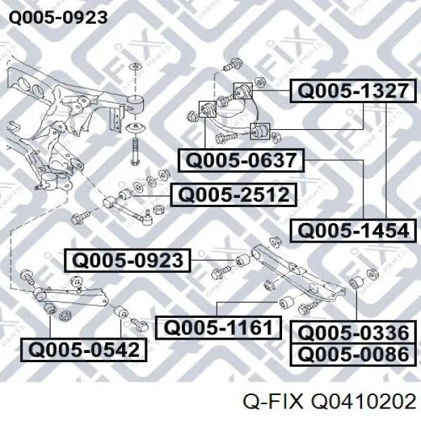 Q0410202 Q-fix Кульова опора, верхня