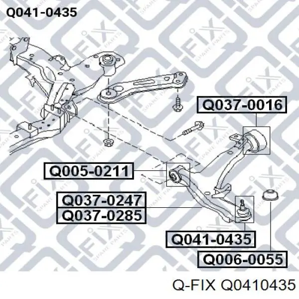 Q0410435 Q-fix Кульові на авто