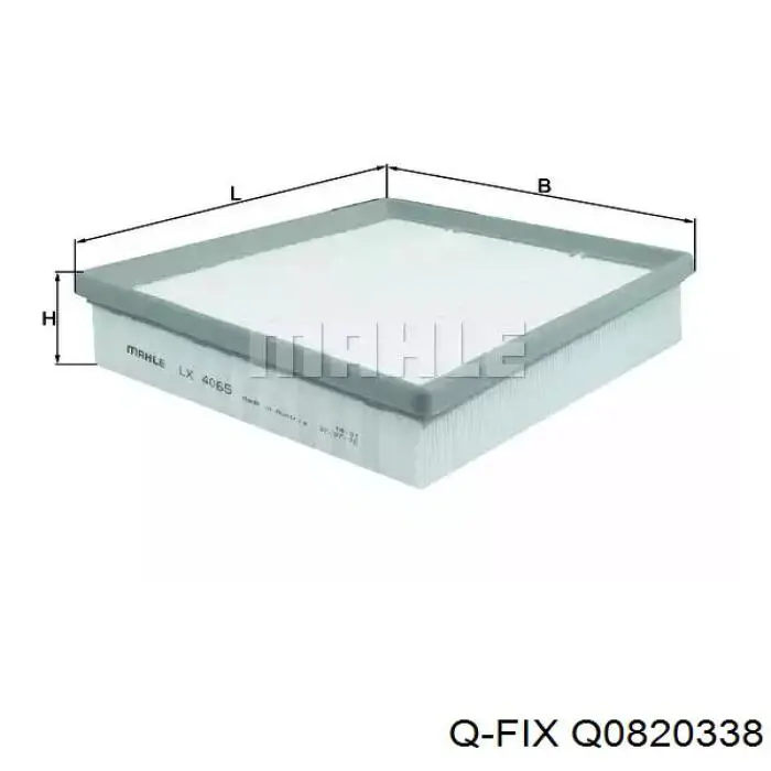 Фільтр салону Q0820338 Q-fix