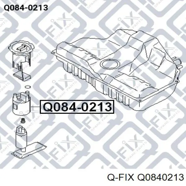 Паливний фільтр Q0840213 Q-fix