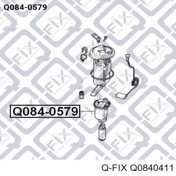 Фільтр паливний Q0840411 Q-fix