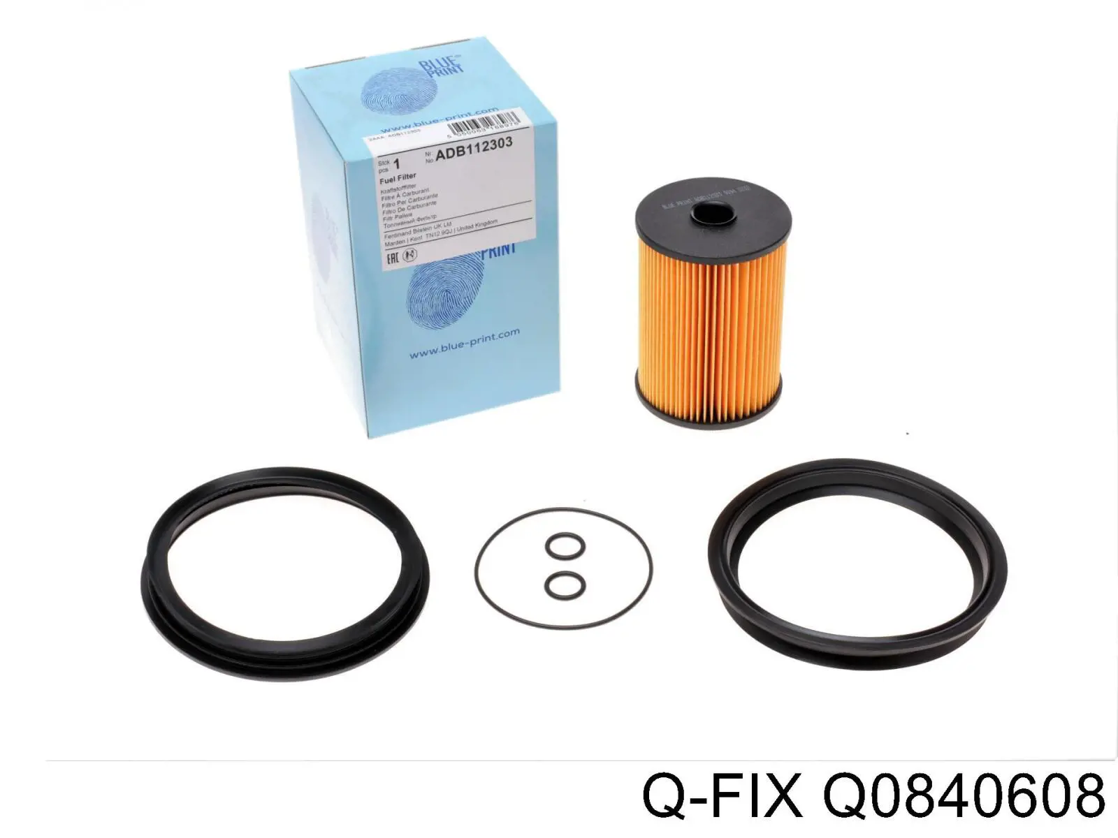 Корпус паливного фільтра Q-fix Q0840608 ціна, від 25.56 USD