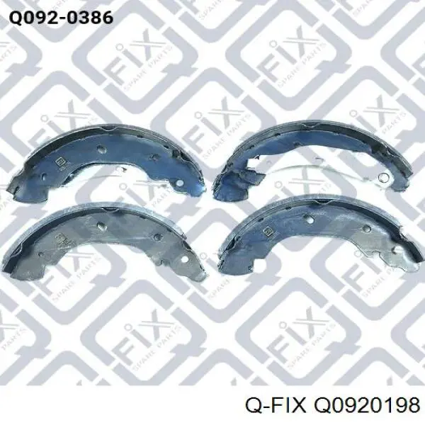 Купити Q0920198 Q-fix Колодки гальмові задні, барабанні