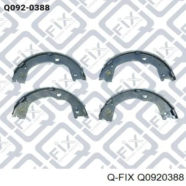 Колодки ручника / стоянкового гальма Q-fix Q0920388 ціна, від 25.34 USD
