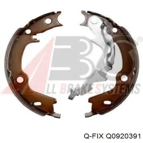 Колодки ручника / стоянкового гальма Q-fix Q0920391 ціна, від 19.12 USD