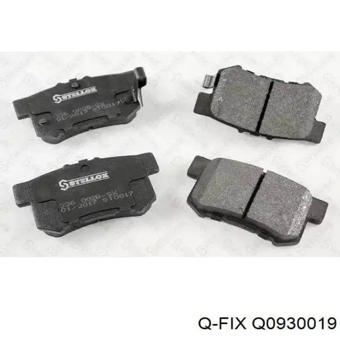 Задні гальмівні колодки Q-fix Q0930019 ціна, від 12.91 USD
