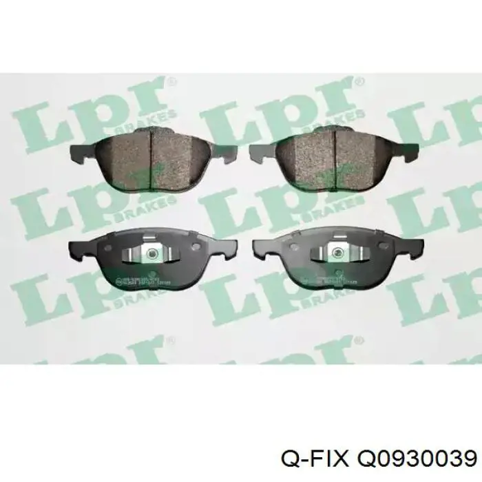 Гальмівні колодки Q-fix Q0930039 ціна, від 19.42 USD
