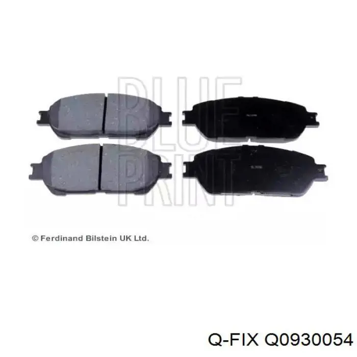 Q0930054 Q-fix Передні гальмівні колодки