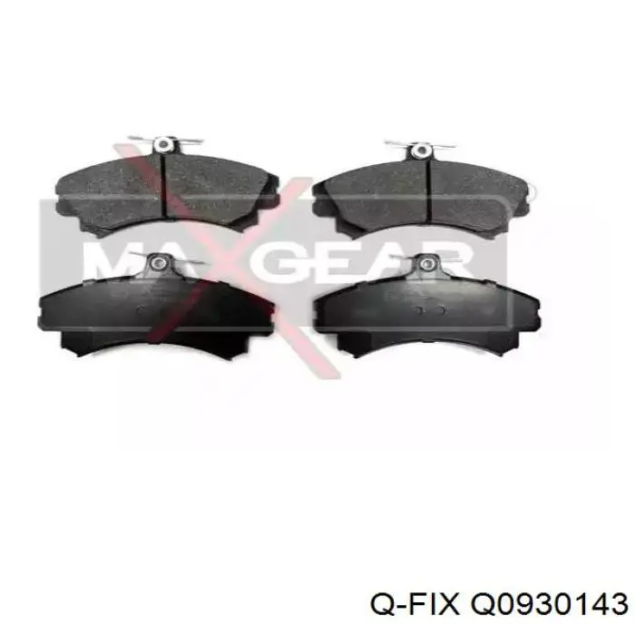 Q0930143 Q-fix Передні гальмівні колодки
