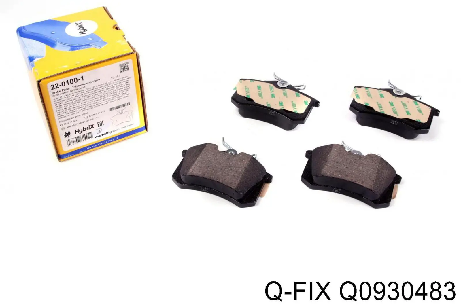 Купити Q0930483 Q-fix Задні колодки