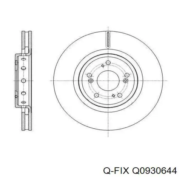 Гальмівні колодки Q-fix Q0930644 ціна, від 20.05 USD