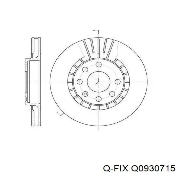 Гальмівні колодки Q-fix Q0930715 ціна, від 13.54 USD