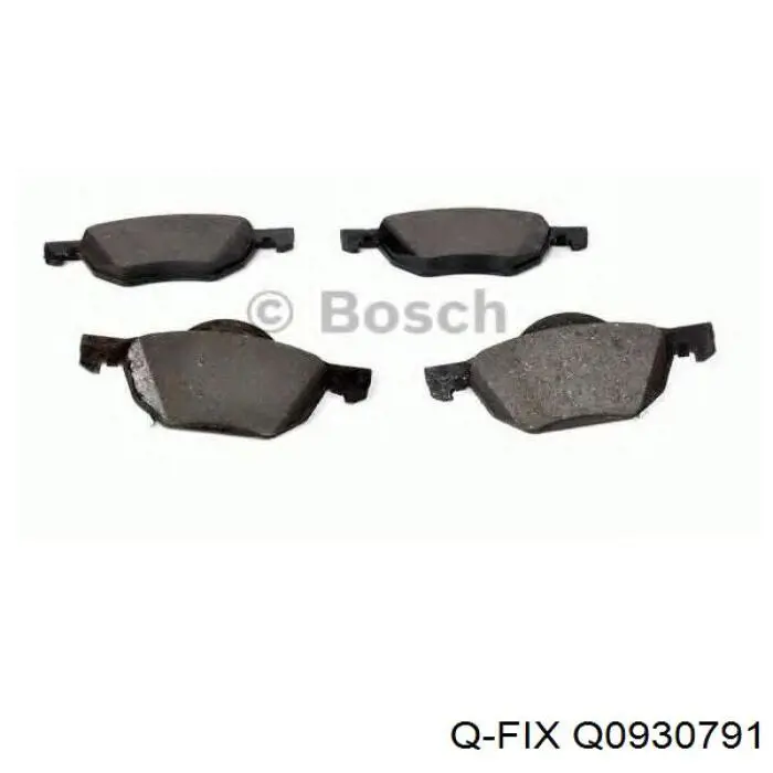 Передні тормозні колодки Q0930791 Q-fix