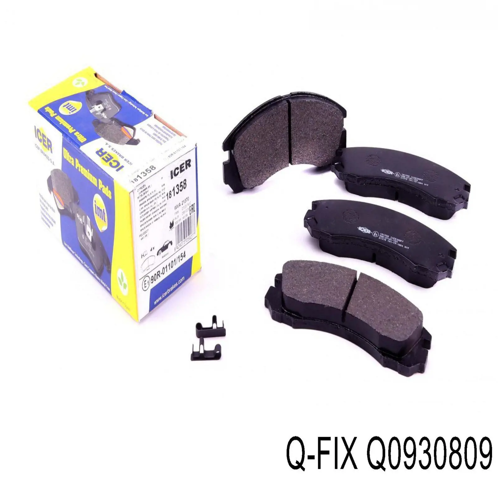 Купити Q0930809 Q-fix Диск заднього гальма