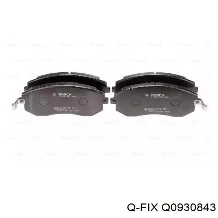 Купити Q0930843 Q-fix Колодки гальмівні передні, дискові