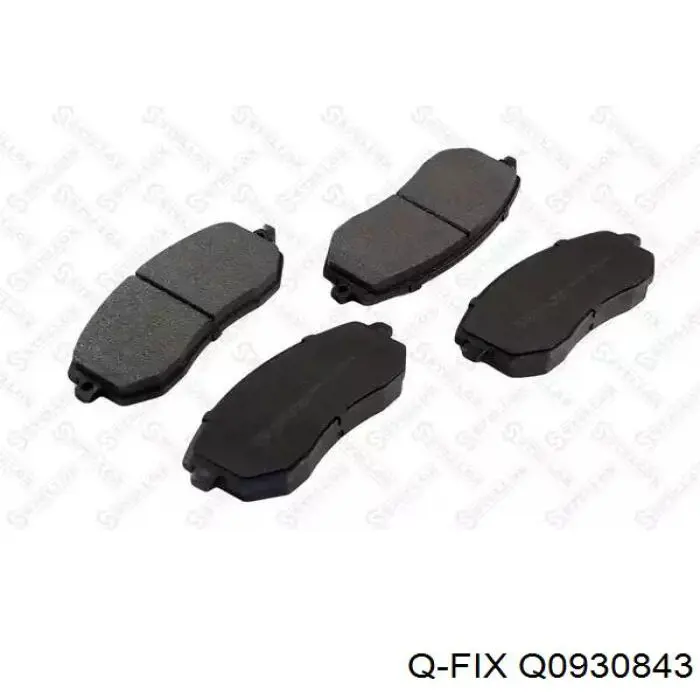 Гальмівні колодки Q-fix Q0930843 ціна, від 24.05 USD