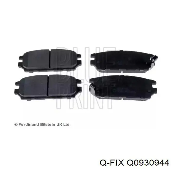 Купити Q0930944 Q-fix Задні колодки