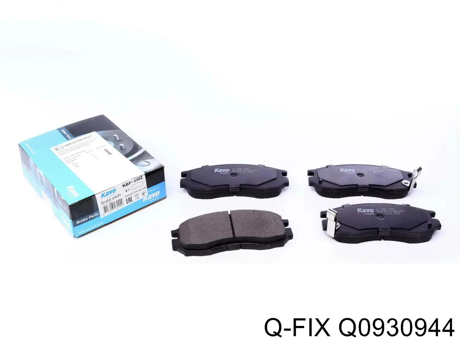 Задні гальмівні колодки Q0930944 Q-fix