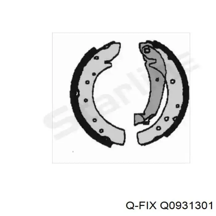 Задні гальмівні колодки Q-fix Q0931301 ціна, від 15.94 USD